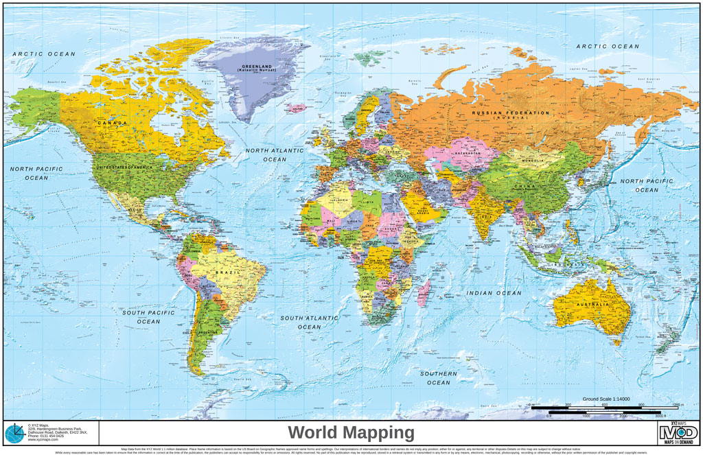 Map Of The World Detailed World Detailed Map Detailed Map Of World XYZ World Political 